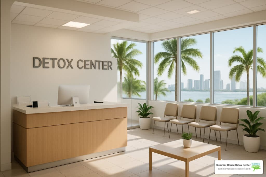 Patient consulting with a counselor about choosing the right detox center