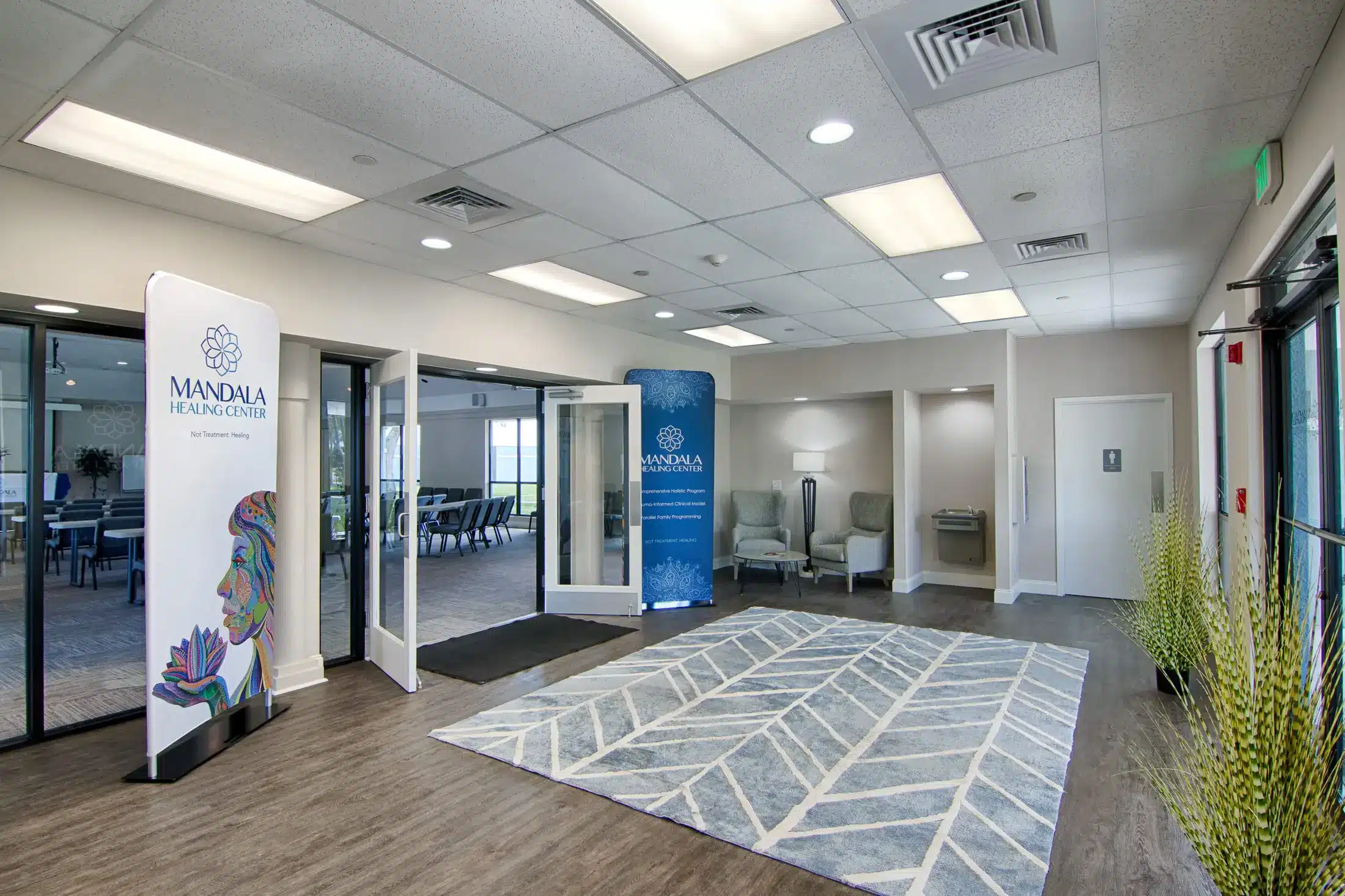 Immersive healing inpatient rehab center providing structured addiction recovery programs