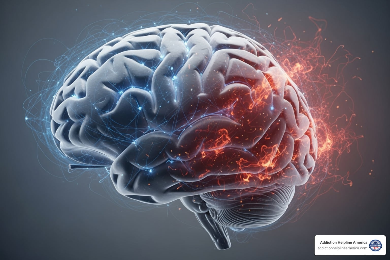 Illustrating the connection between the brain, mental health, and substance use - Dual Diagnosis Treatment