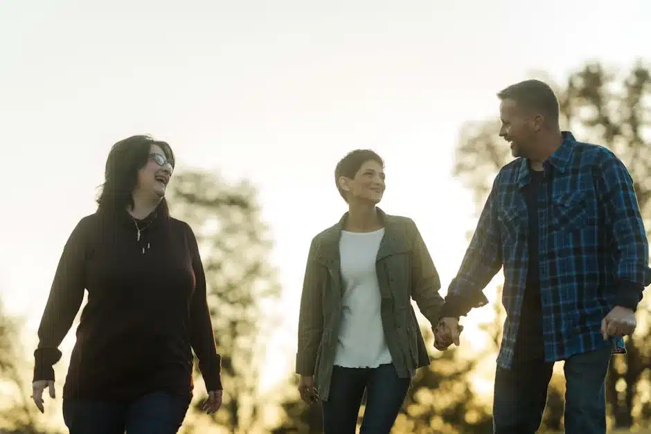 Family or friends supporting each other in a positive outdoor setting - Alcohol Addiction Rehab Centers