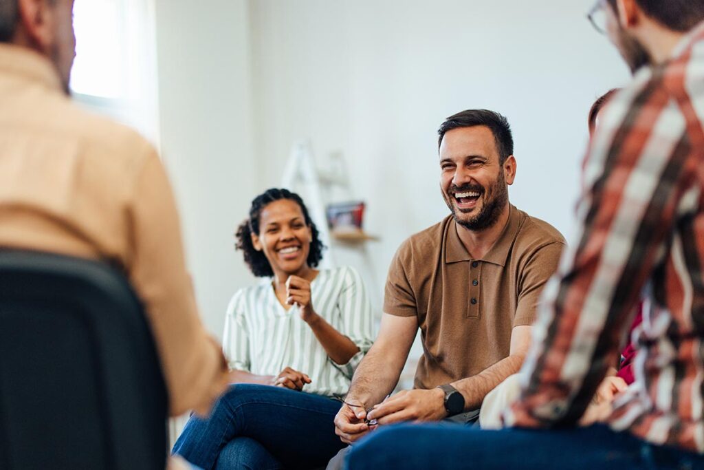 patient participating in a therapy session post-detox - Detox from Prescription Drugs