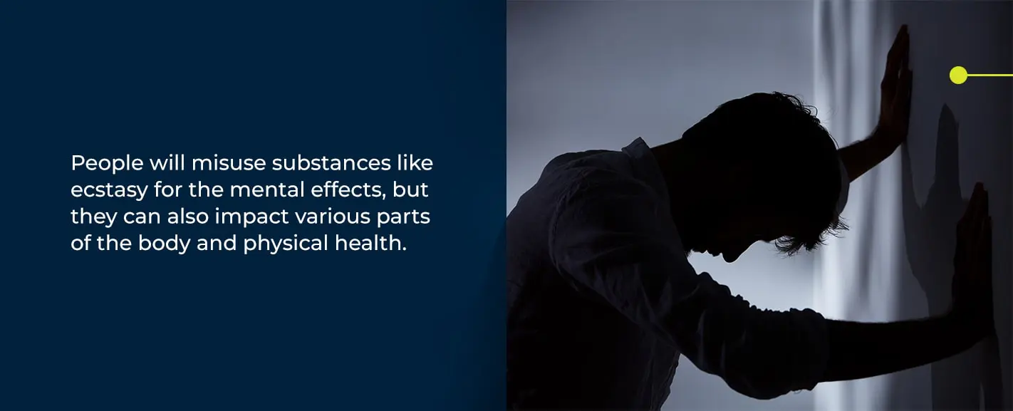 Person showing psychological distress and isolation - Ecstasy Treatment