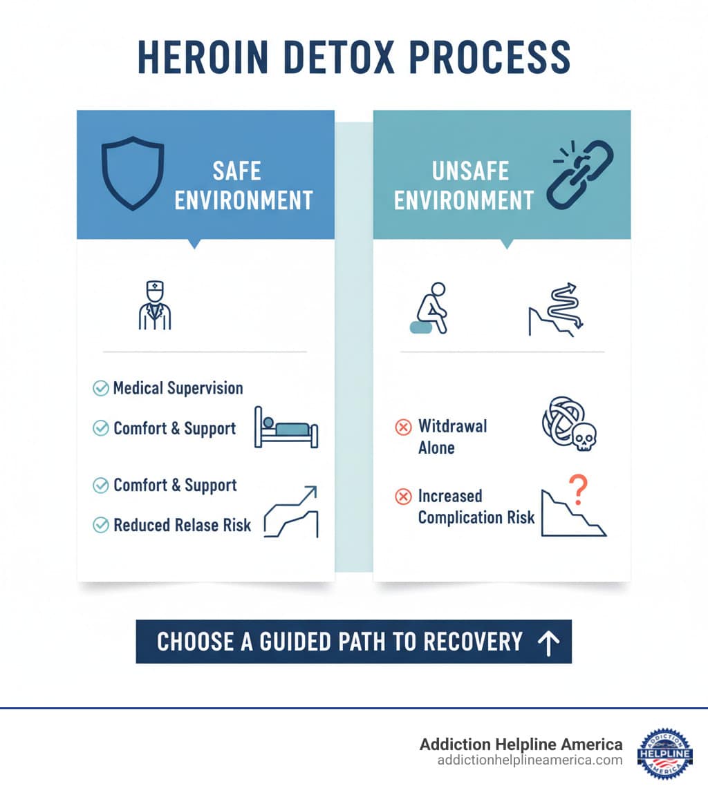 safe vs unsafe detox environments - Heroin Detox Process