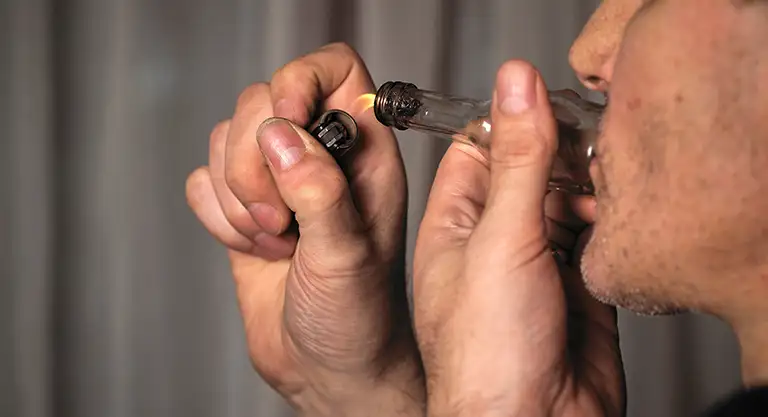 Person exhibiting signs of crack cocaine use - Crack Cocaine Treatment