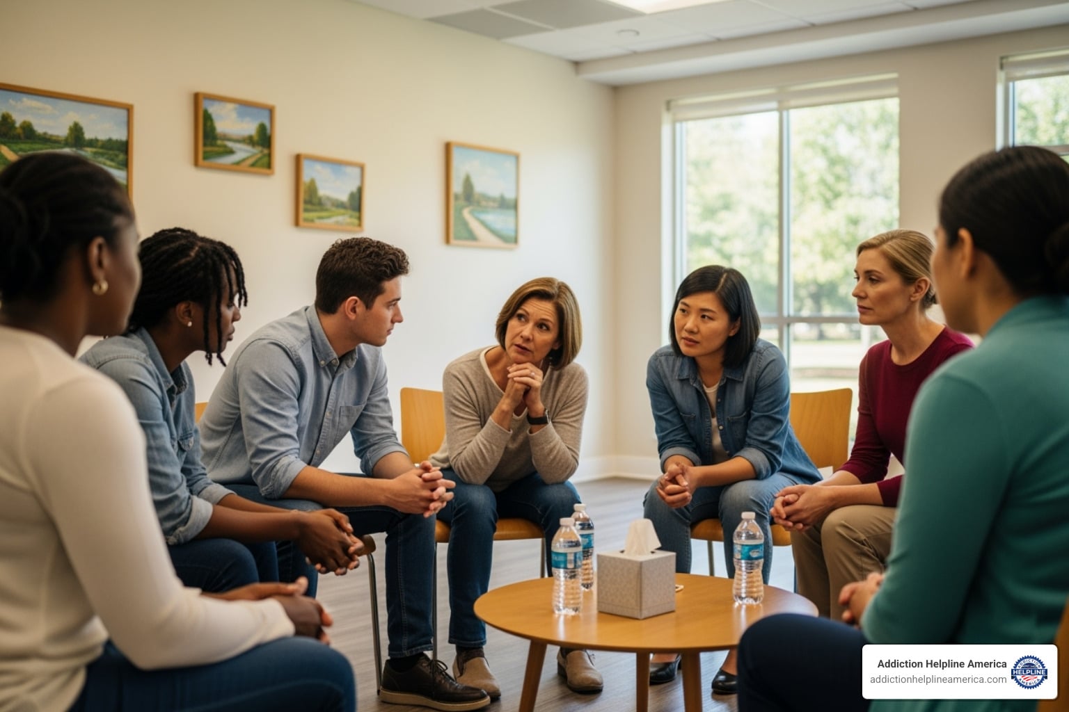 support group meeting - Alcohol Detox