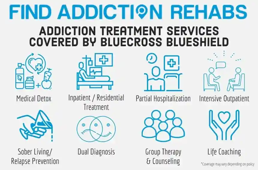 alcohol treatment centers that accept bcbs